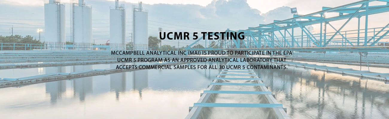 Click here for UCMR 5  testing