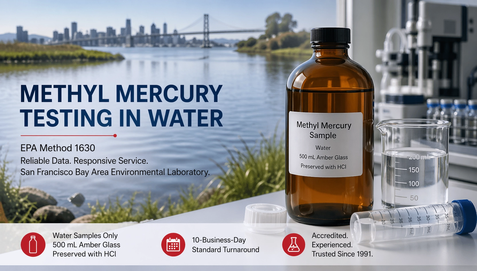 Methyl mercury testing san francisco bay area