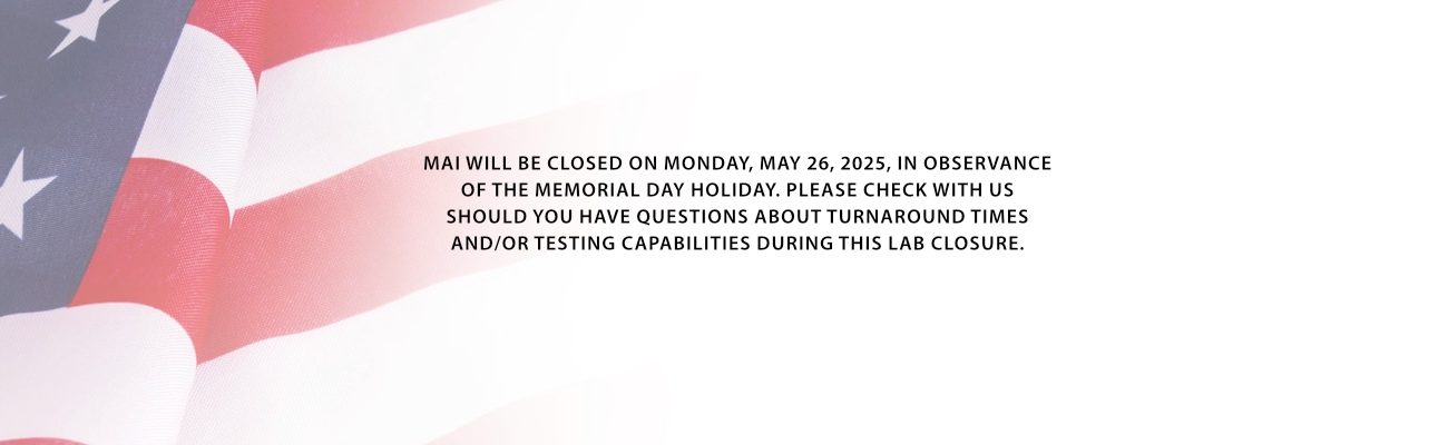 Memorial Day Holiday Closure